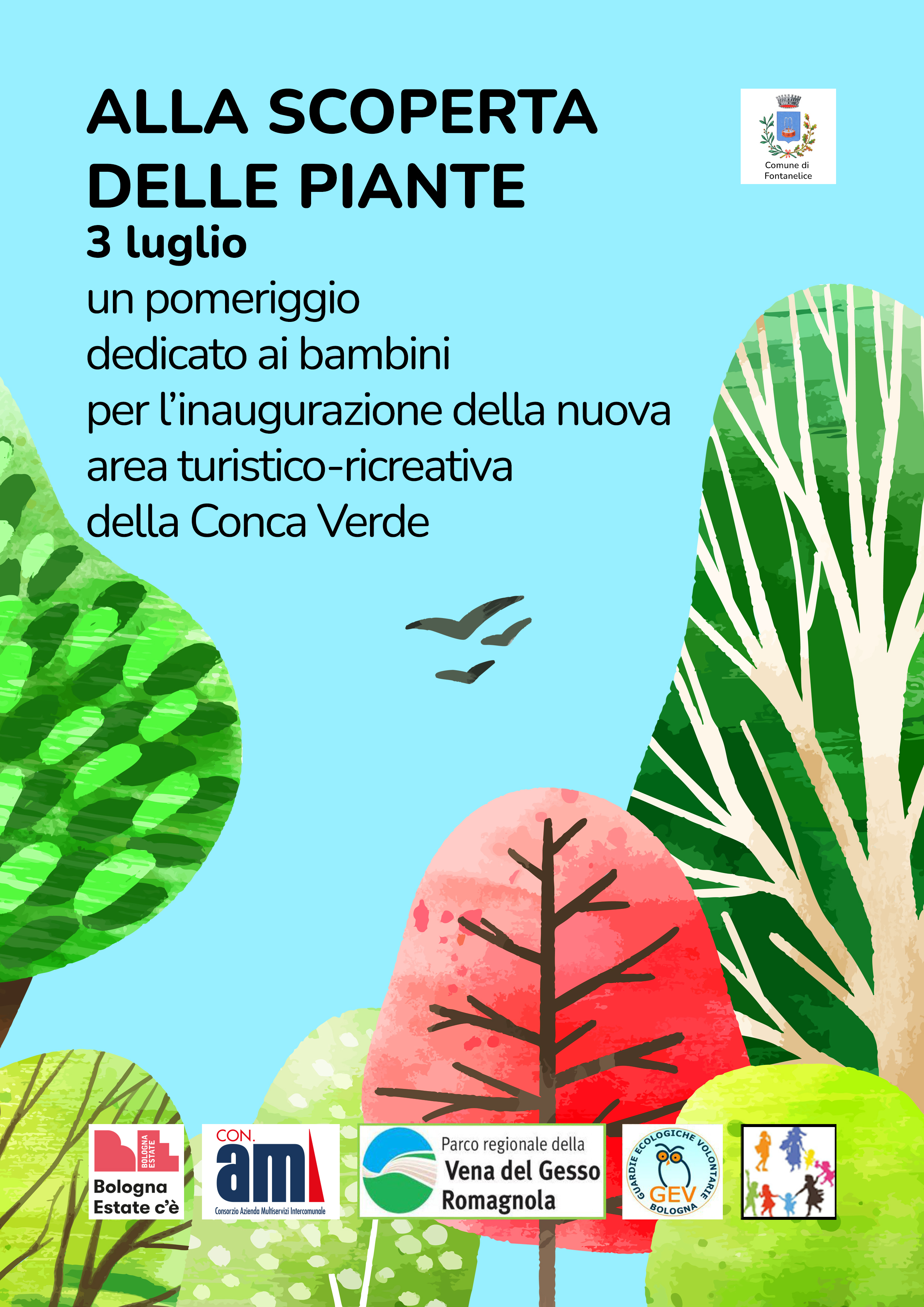 ALLA SCOPERTA DELLE PIANTE - INAUGURAZIONE AREA TURISTICO-RICREATIVA CONCA VERDE