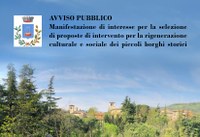 AVVISO PUBBLICO per l'individuazione di partner interessati a partecipare all'avviso pubblico per la rigenerazione culturare e sociale dei piccoli borghi