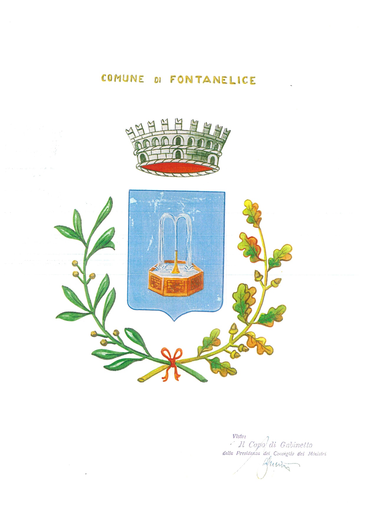 I 60 ANNI DELLO STEMMA DEL COMUNE DI FONTANELICE