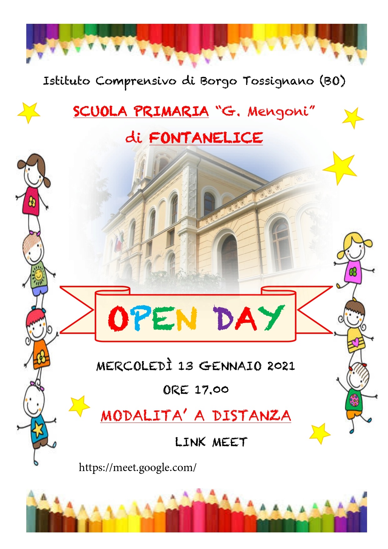 OPEN DAY SCUOLA PRIMARIA