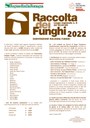 Tesserino raccolta funghi anno 2022 