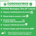 Tutte le misure adottate contro il Coronavirus